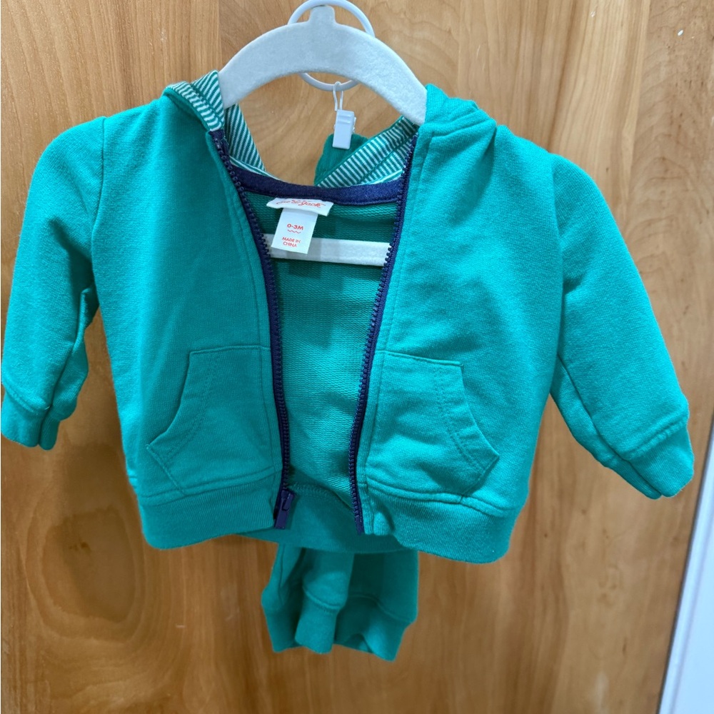 Cat & Jack Turquoise Hoodie and Pants Set